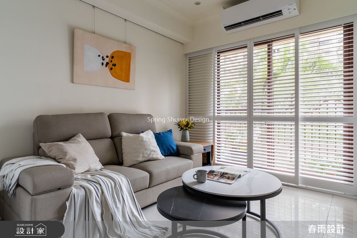 18坪預售屋＿美式風客廳案例圖片＿春雨設計＿春雨_128 九揚華冠之6