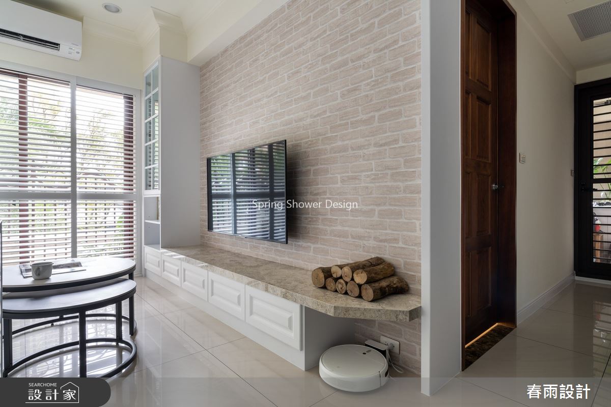 18坪預售屋＿美式風客廳案例圖片＿春雨設計＿春雨_128 九揚華冠之9