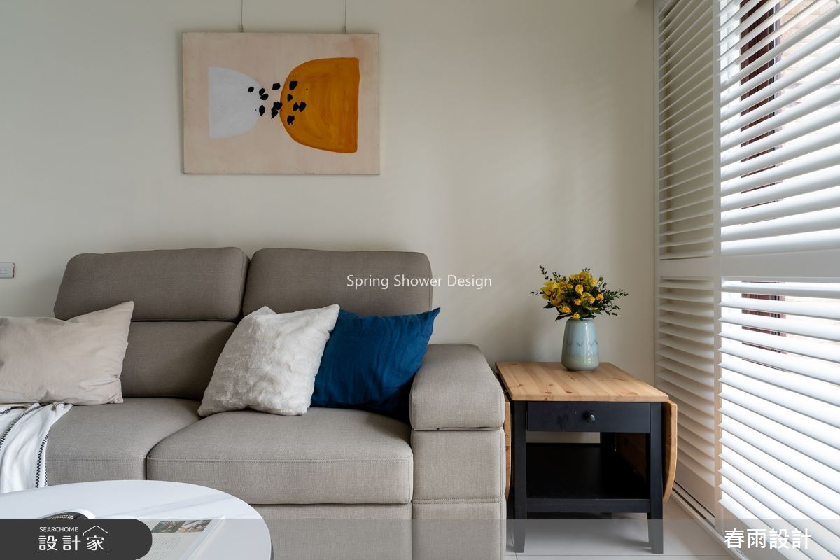 18坪預售屋＿美式風客廳案例圖片＿春雨設計＿春雨_128 九揚華冠之7