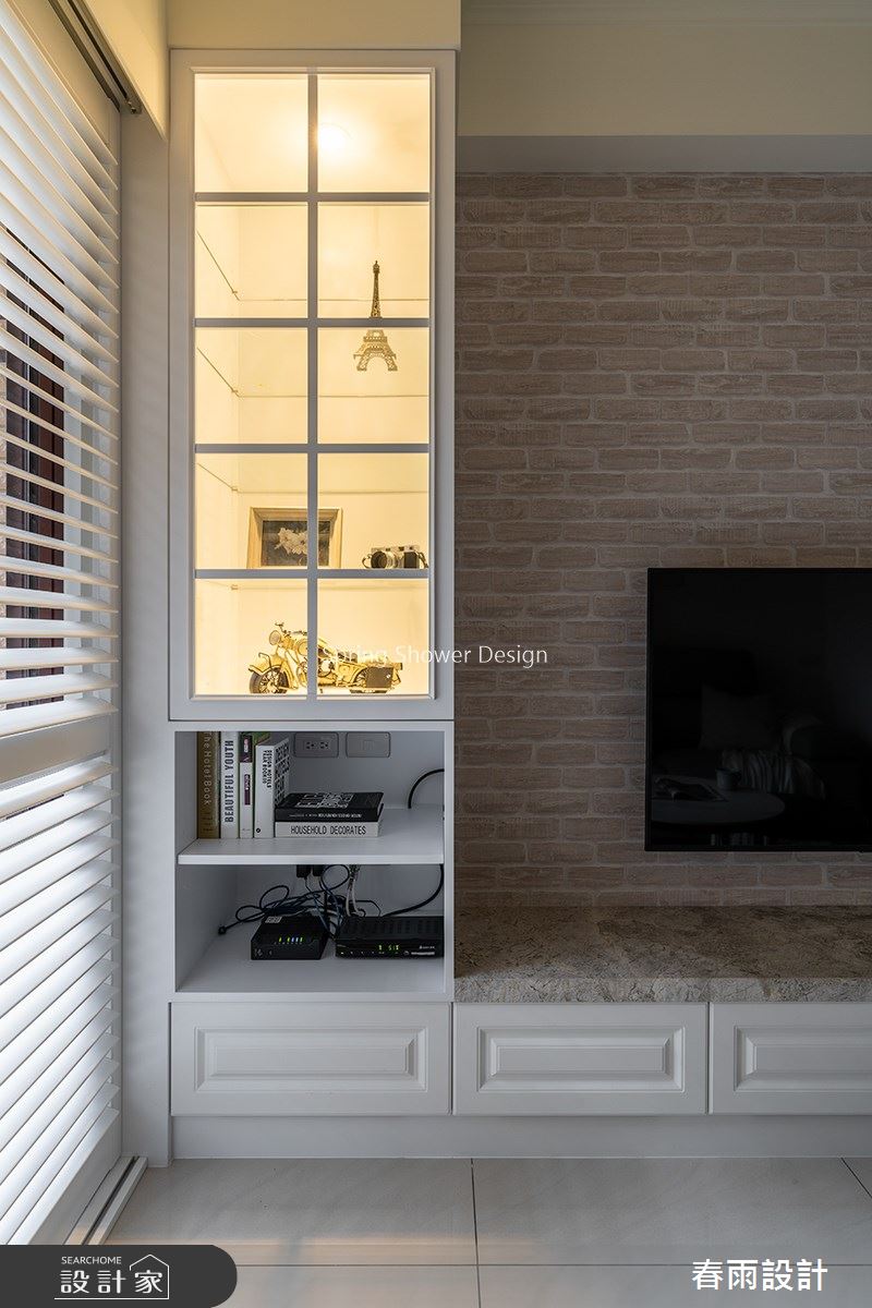 18坪預售屋＿美式風客廳案例圖片＿春雨設計＿春雨_128 九揚華冠之11