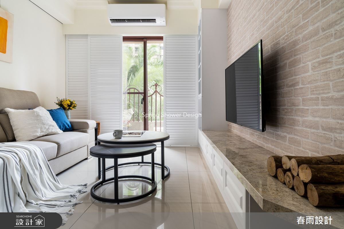 18坪預售屋＿美式風客廳案例圖片＿春雨設計＿春雨_128 九揚華冠之8