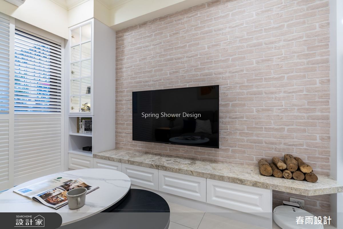 18坪預售屋＿美式風客廳案例圖片＿春雨設計＿春雨_128 九揚華冠之10