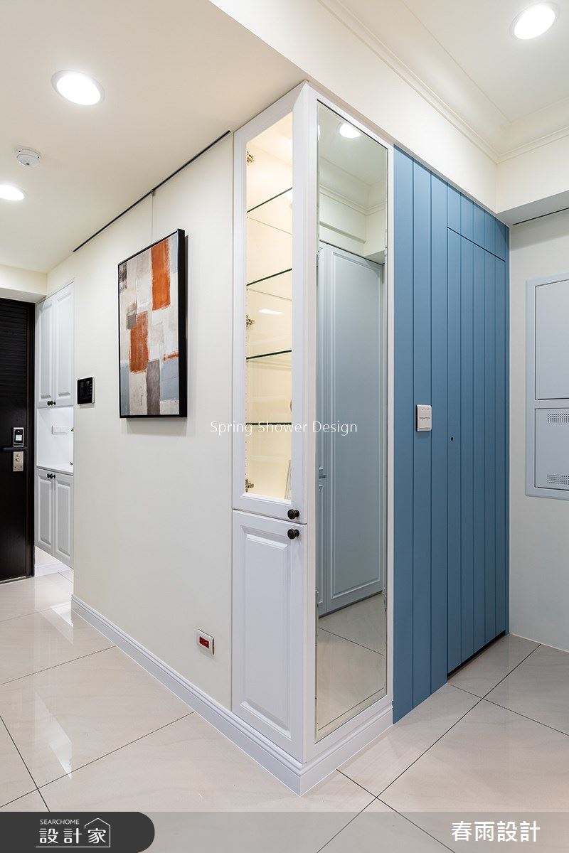 18坪預售屋＿美式風走廊案例圖片＿春雨設計＿春雨_128 九揚華冠之15