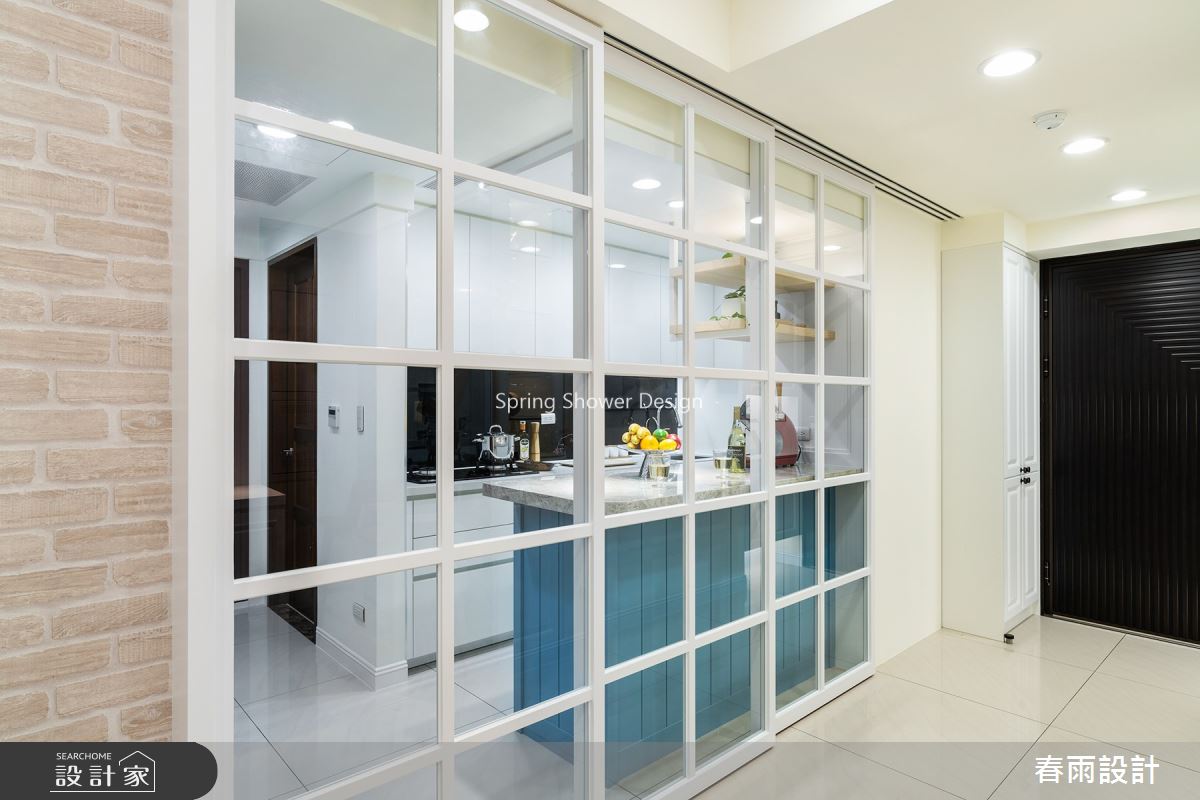 18坪預售屋＿美式風餐廳廚房案例圖片＿春雨設計＿春雨_128 九揚華冠之16