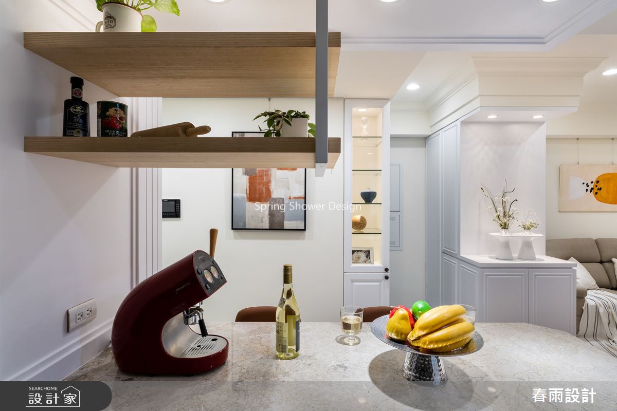 18坪預售屋＿美式風餐廳廚房案例圖片＿春雨設計＿春雨_128 九揚華冠之20