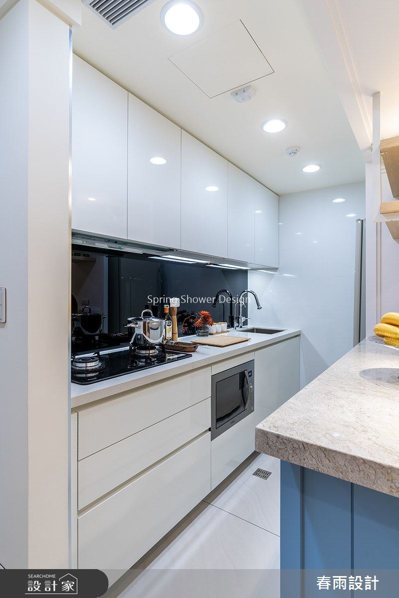 18坪預售屋＿美式風餐廳廚房案例圖片＿春雨設計＿春雨_128 九揚華冠之17