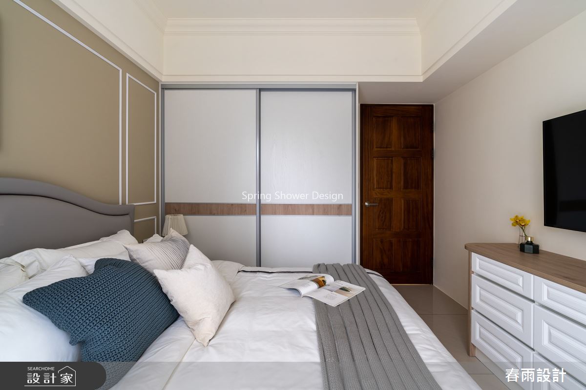 18坪預售屋＿美式風臥室案例圖片＿春雨設計＿春雨_128 九揚華冠之25