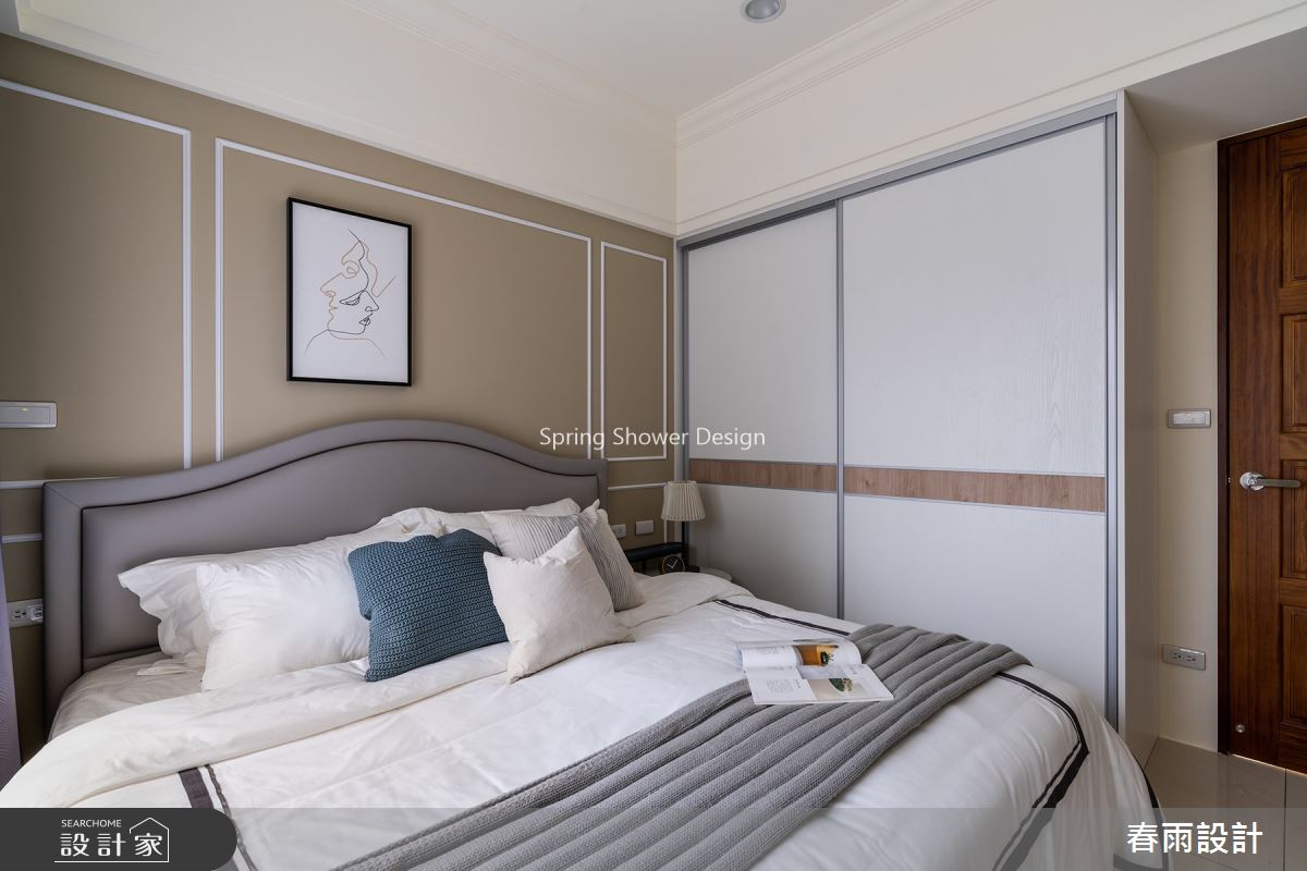 18坪預售屋＿美式風臥室案例圖片＿春雨設計＿春雨_128 九揚華冠之24