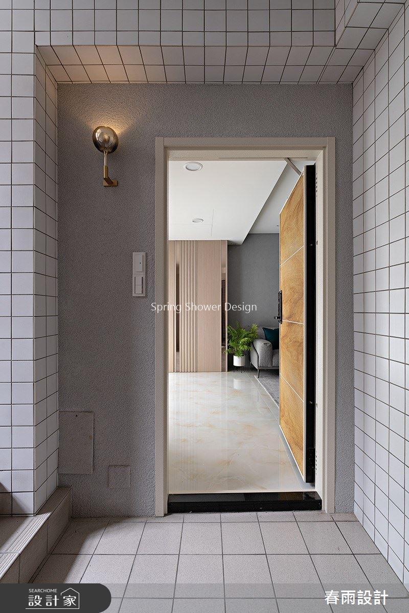 47坪老屋(16~30年)＿現代風玄關案例圖片＿春雨設計＿春雨_129 忠孝東路三段之1