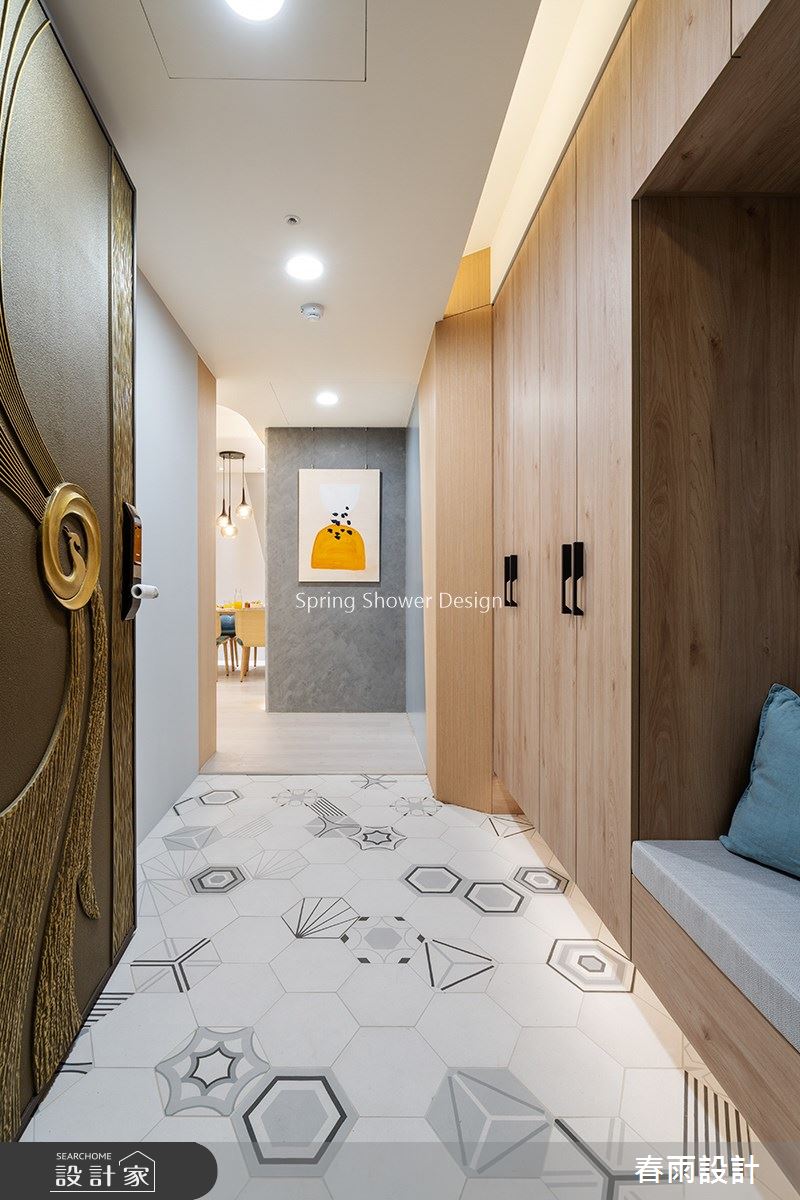 27坪預售屋＿北歐風玄關案例圖片＿春雨設計＿春雨_130 鳳凰花園之1