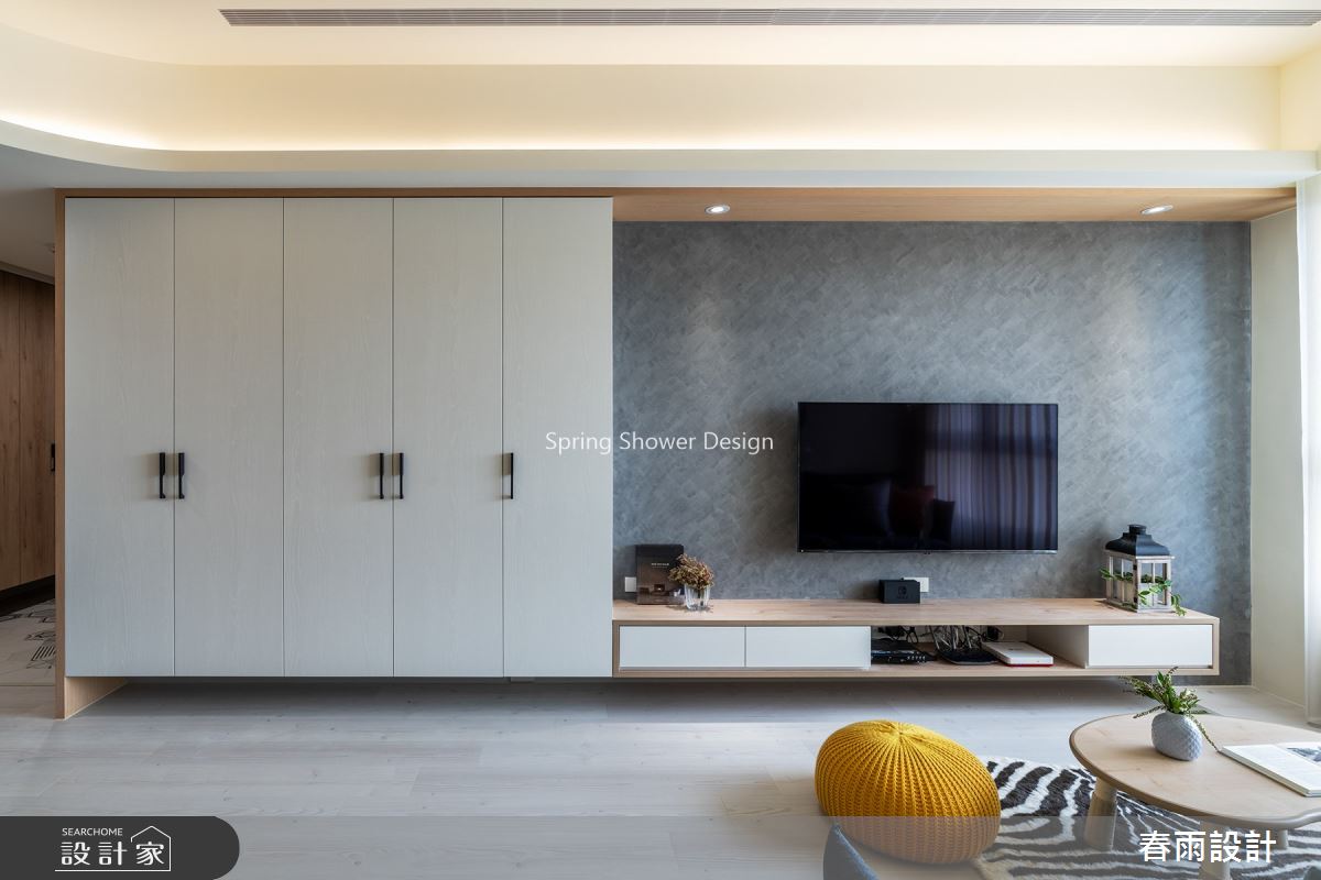 27坪預售屋＿北歐風客廳案例圖片＿春雨設計＿春雨_130 鳳凰花園之4