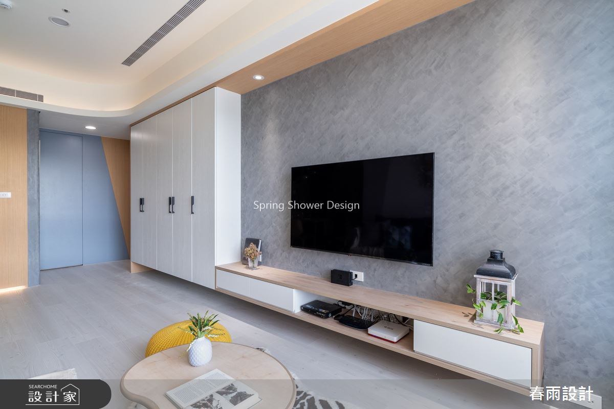 27坪預售屋＿北歐風客廳案例圖片＿春雨設計＿春雨_130 鳳凰花園之6