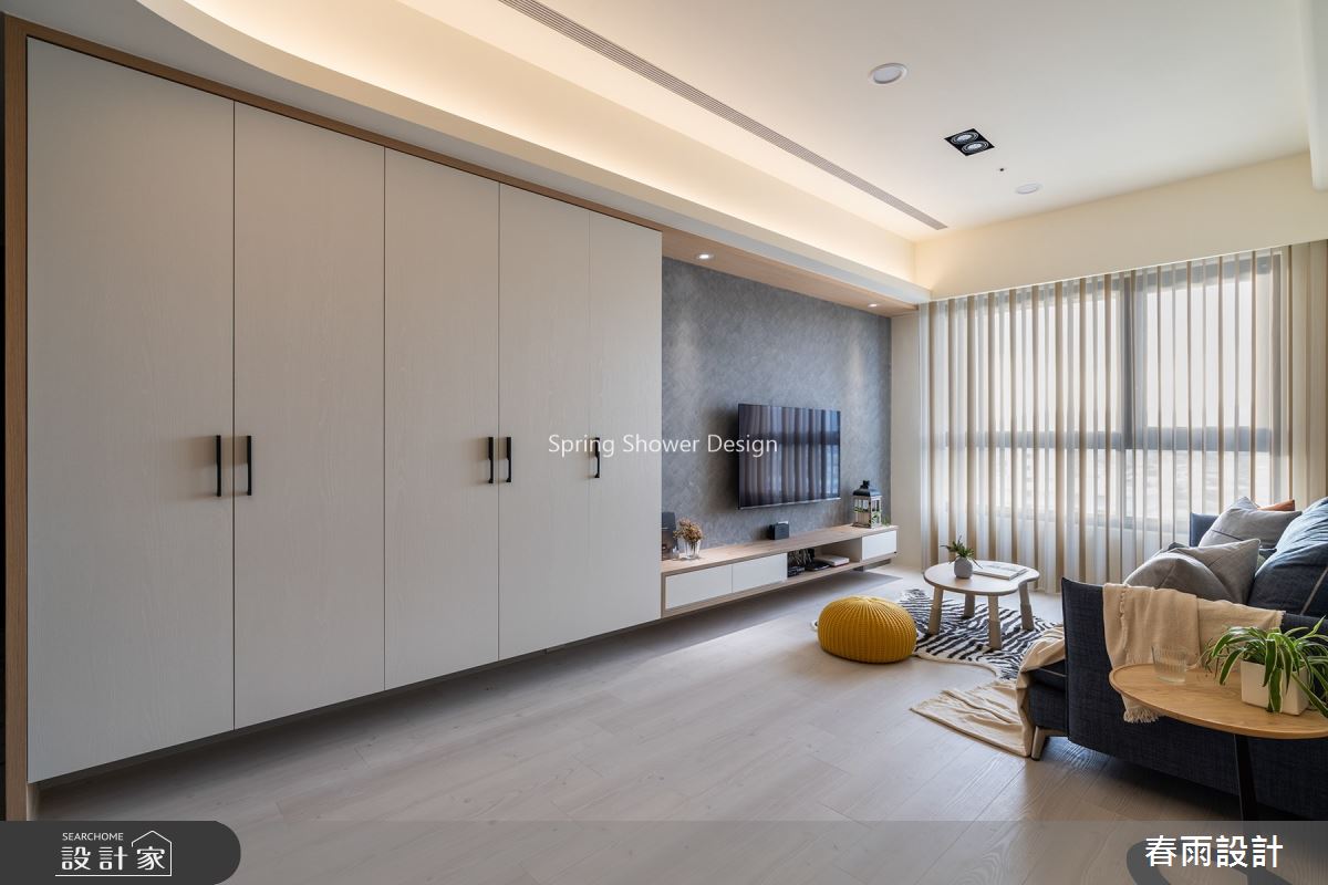 27坪預售屋＿北歐風客廳案例圖片＿春雨設計＿春雨_130 鳳凰花園之7