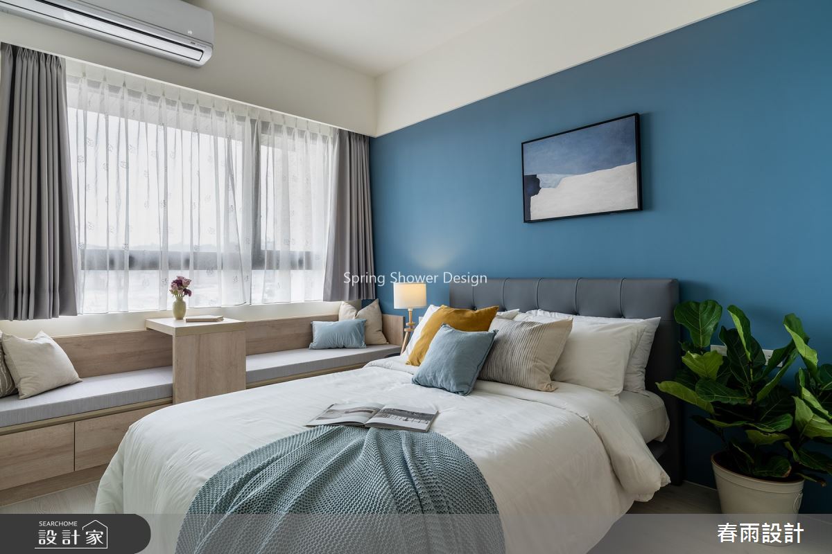 27坪預售屋＿北歐風臥室案例圖片＿春雨設計＿春雨_130 鳳凰花園之21