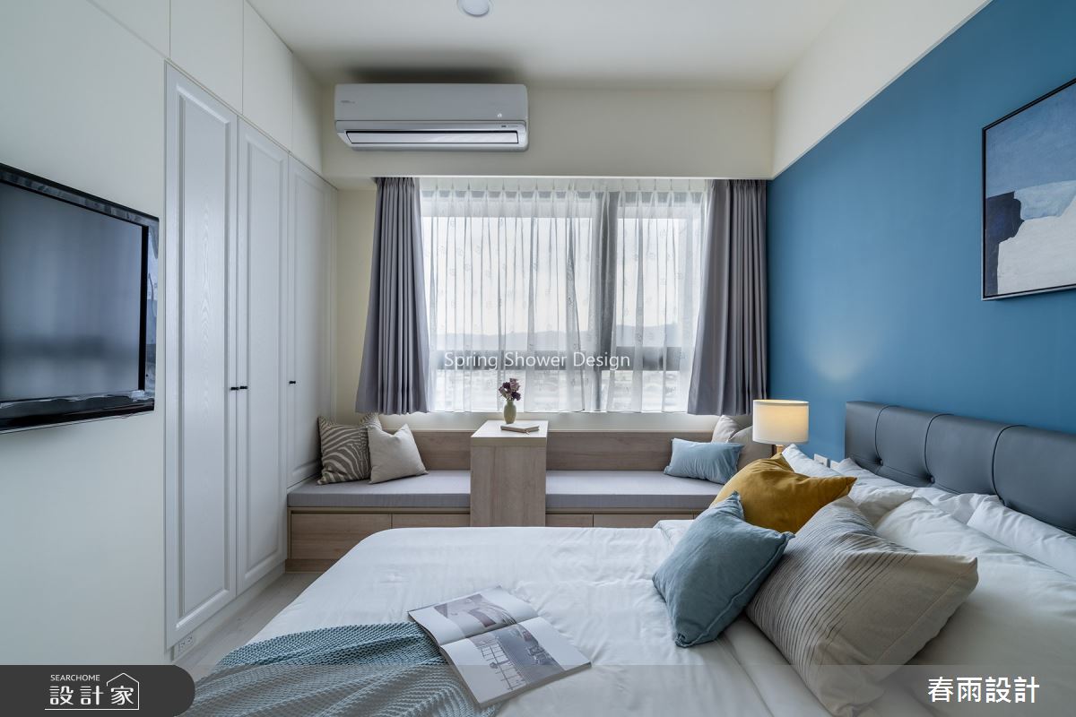 27坪預售屋＿北歐風臥室案例圖片＿春雨設計＿春雨_130 鳳凰花園之20