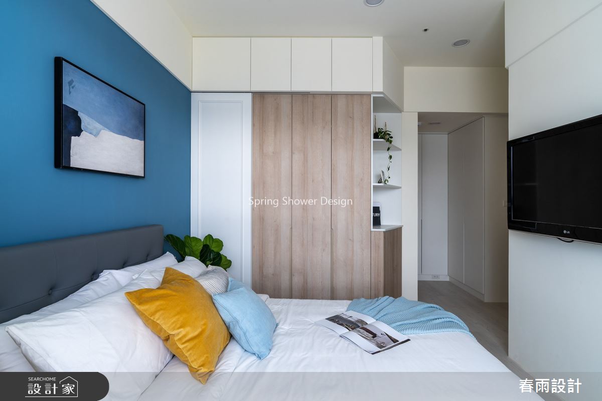 27坪預售屋＿北歐風臥室案例圖片＿春雨設計＿春雨_130 鳳凰花園之24