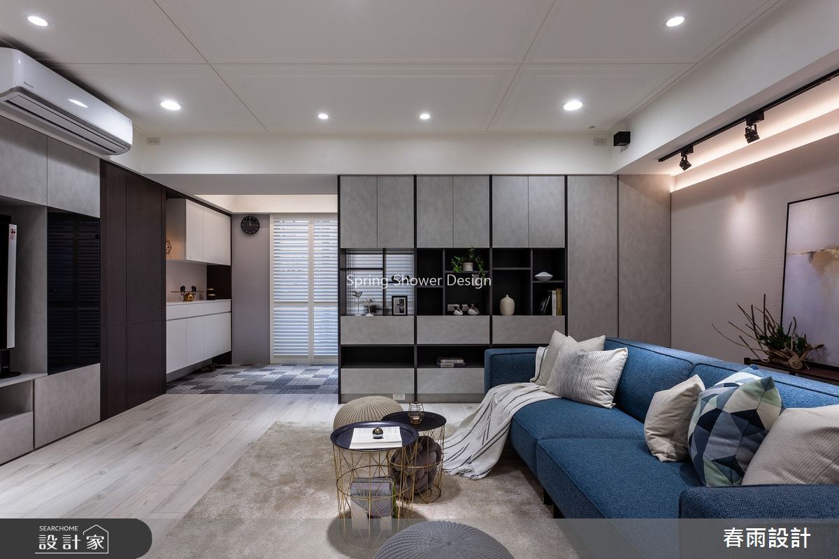 34坪老屋(16~30年)＿現代風客廳案例圖片＿春雨設計＿春雨_132 民生東路四段之8