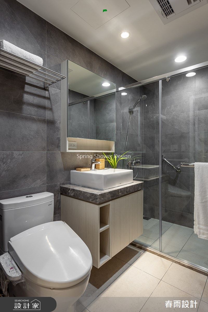 34坪老屋(16~30年)＿現代風浴室案例圖片＿春雨設計＿春雨_132 民生東路四段之26