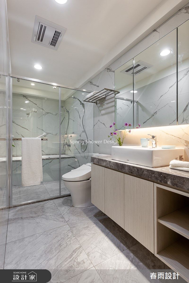 34坪老屋(16~30年)＿現代風浴室案例圖片＿春雨設計＿春雨_132 民生東路四段之31