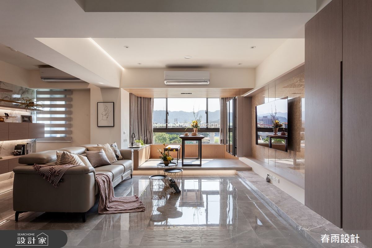 24坪老屋(16~30年)＿現代風客廳案例圖片＿春雨設計＿春雨_133 鶯歌之3