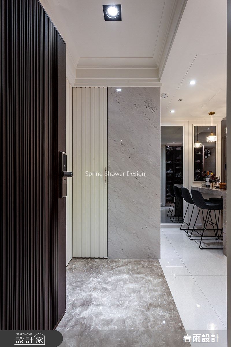 38坪新成屋(5年以下)＿飯店風玄關案例圖片＿春雨設計＿春雨_134 高雄新都廳之1