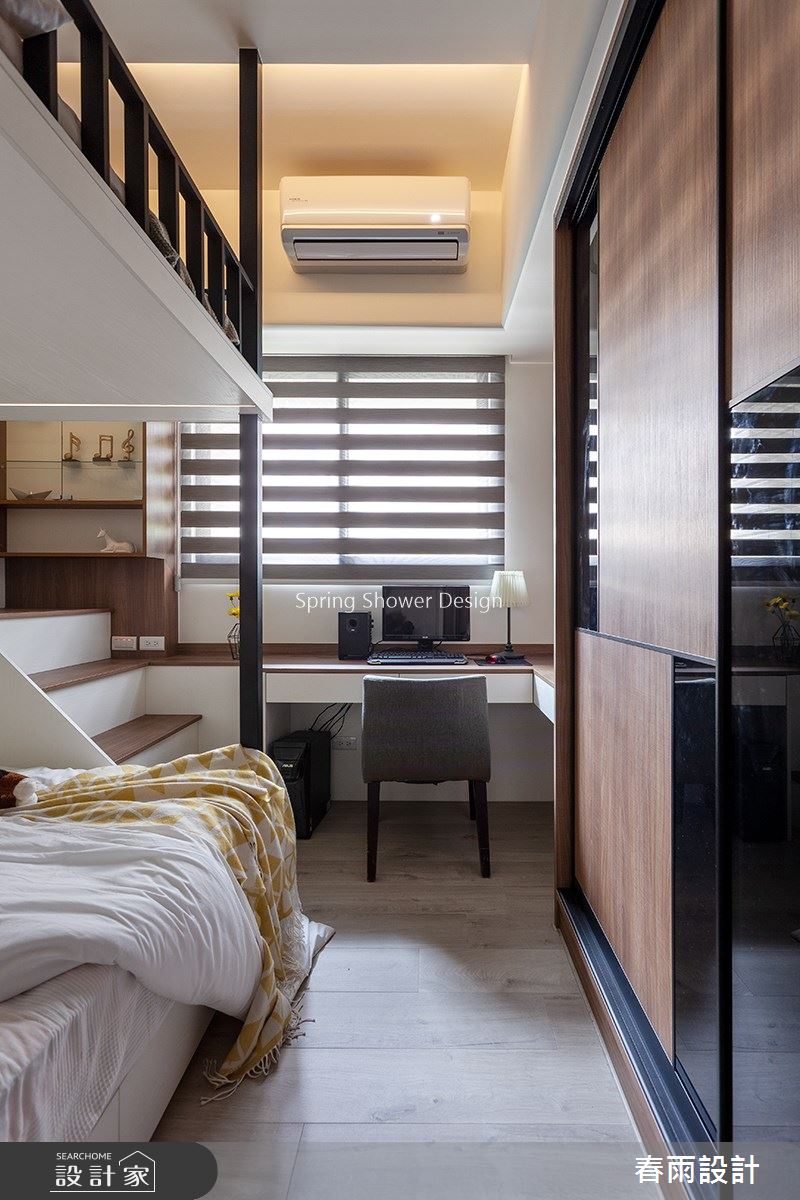 38坪新成屋(5年以下)＿飯店風臥室案例圖片＿春雨設計＿春雨_134 高雄新都廳之14