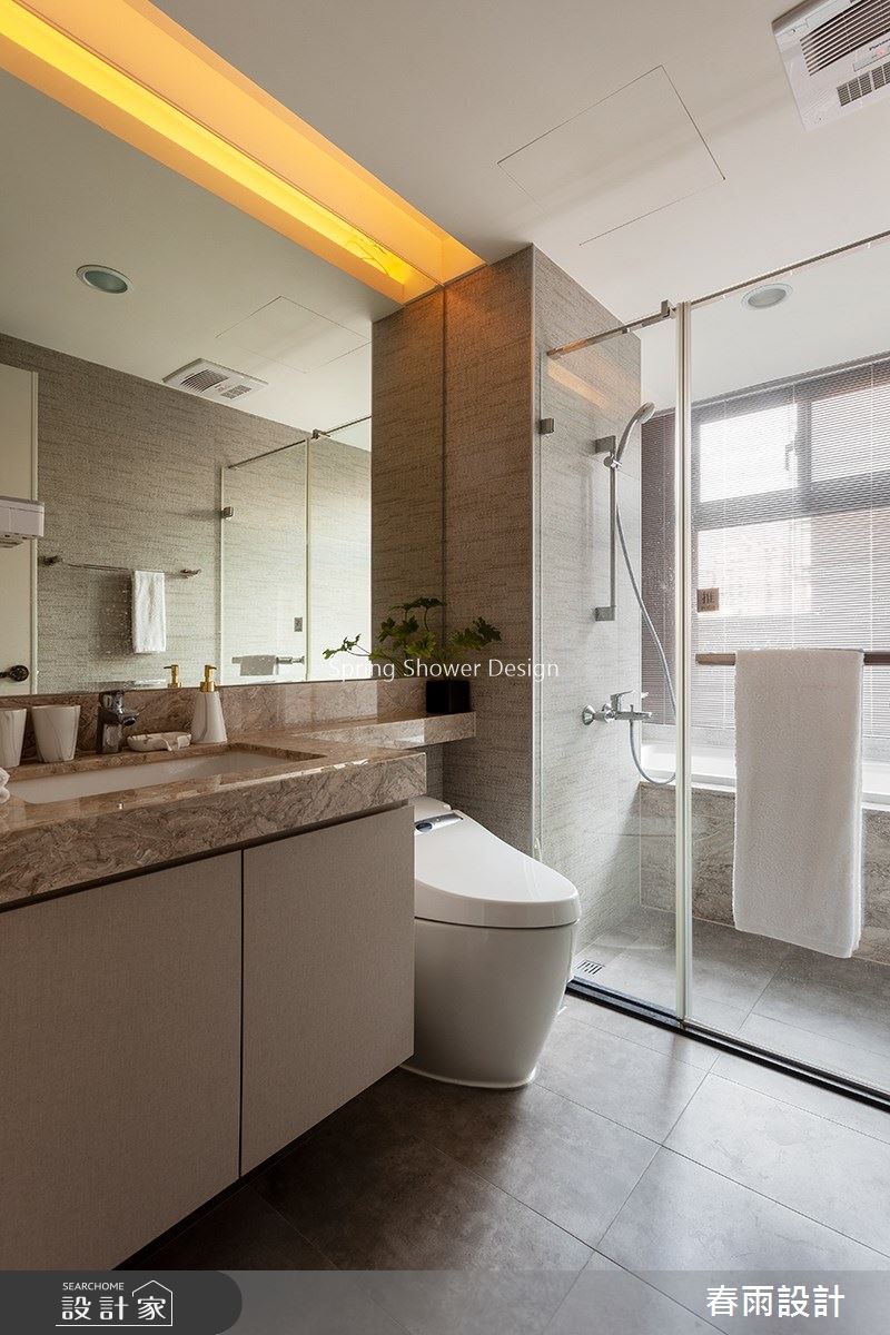 38坪新成屋(5年以下)＿飯店風浴室案例圖片＿春雨設計＿春雨_134 高雄新都廳之26