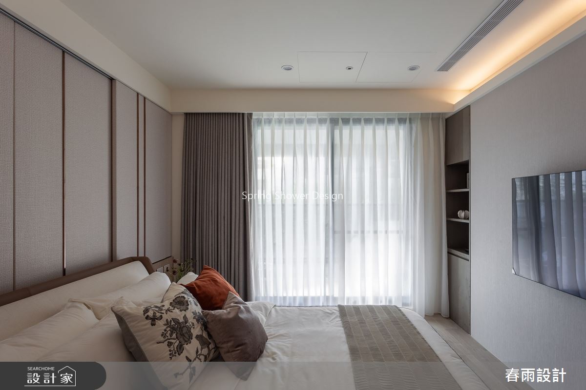 38坪新成屋(5年以下)＿飯店風臥室案例圖片＿春雨設計＿春雨_134 高雄新都廳之21
