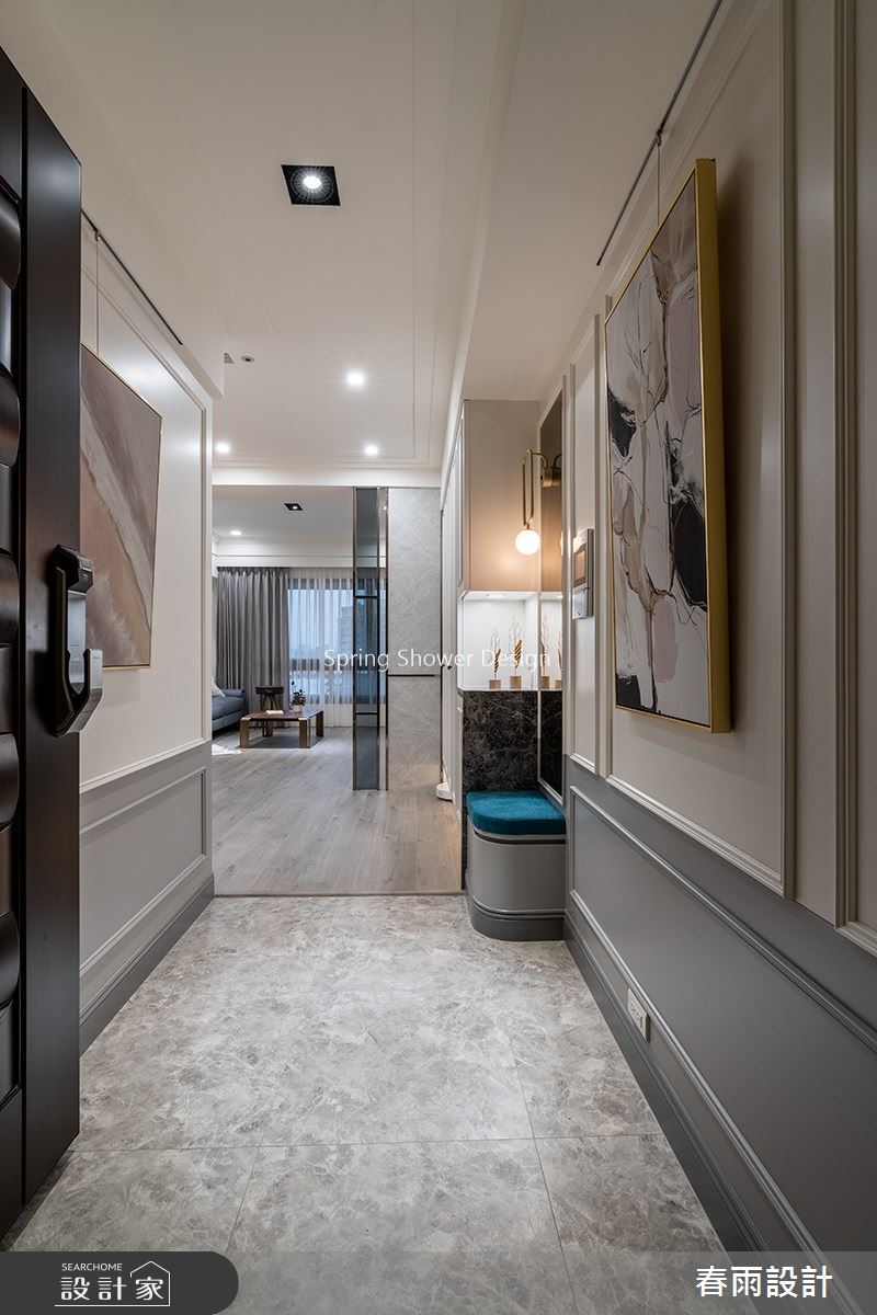 30坪中古屋(5~15年)＿新古典玄關案例圖片＿春雨設計＿春雨_135 國家園首之1