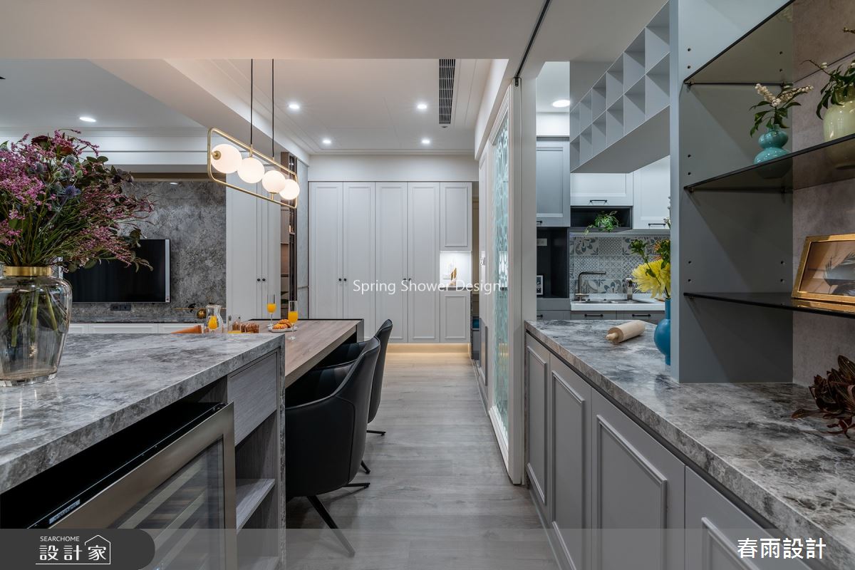 30坪中古屋(5~15年)＿新古典餐廳廚房案例圖片＿春雨設計＿春雨_135 國家園首之6