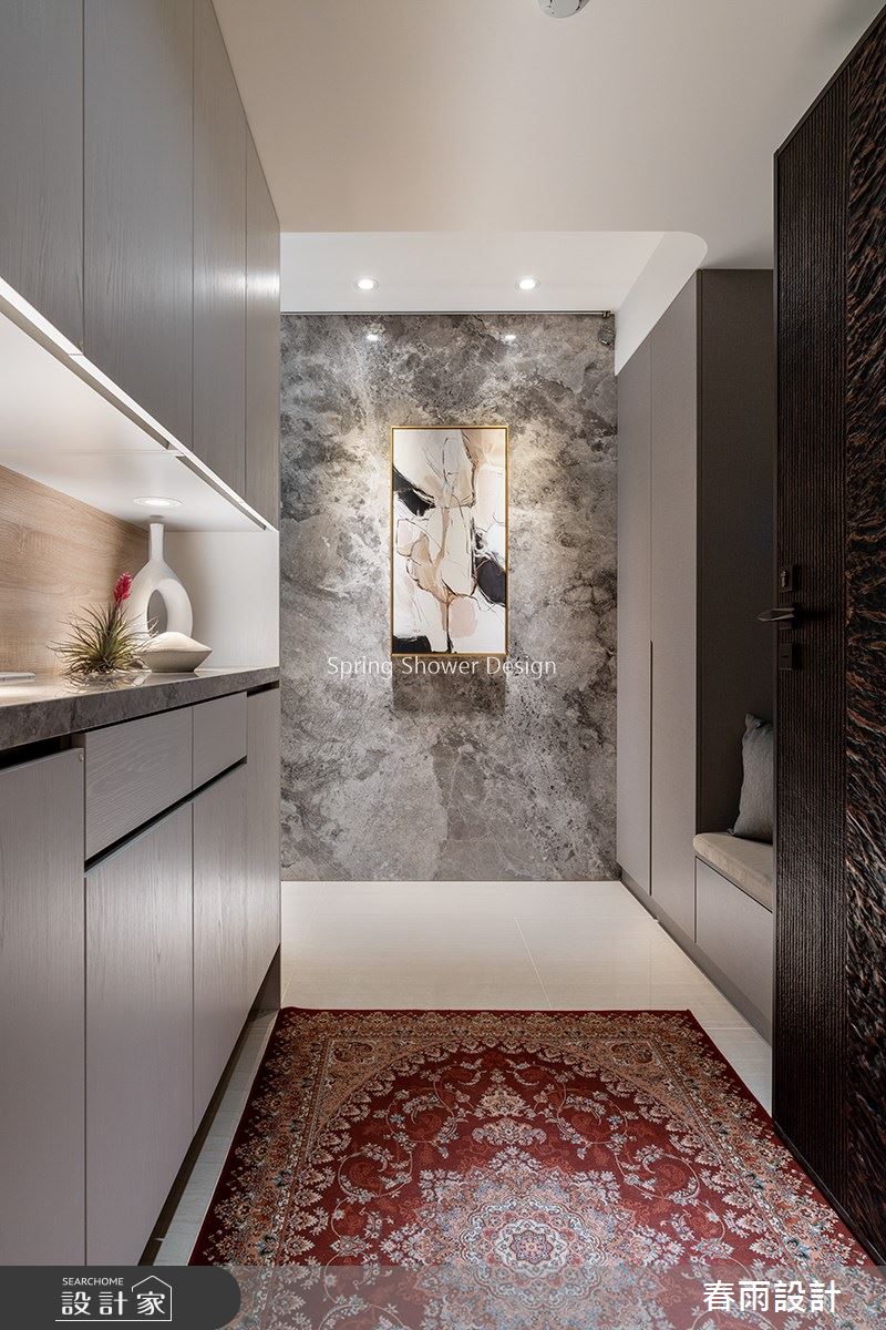 38坪預售屋＿現代風玄關案例圖片＿春雨設計＿春雨_137 大可山石之1