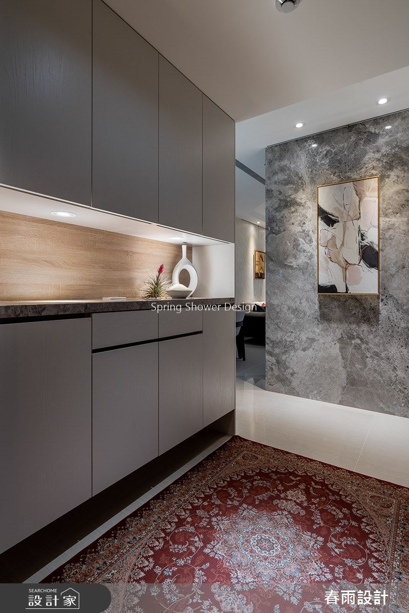 38坪預售屋＿現代風玄關案例圖片＿春雨設計＿春雨_137 大可山石之2
