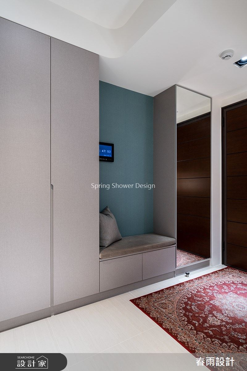 38坪預售屋＿現代風玄關案例圖片＿春雨設計＿春雨_137 大可山石之3