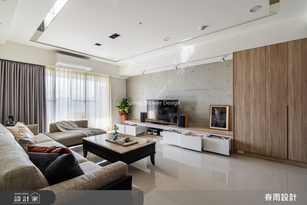 38坪預售屋＿現代風客廳案例圖片＿春雨設計＿春雨_137 大可山石之9