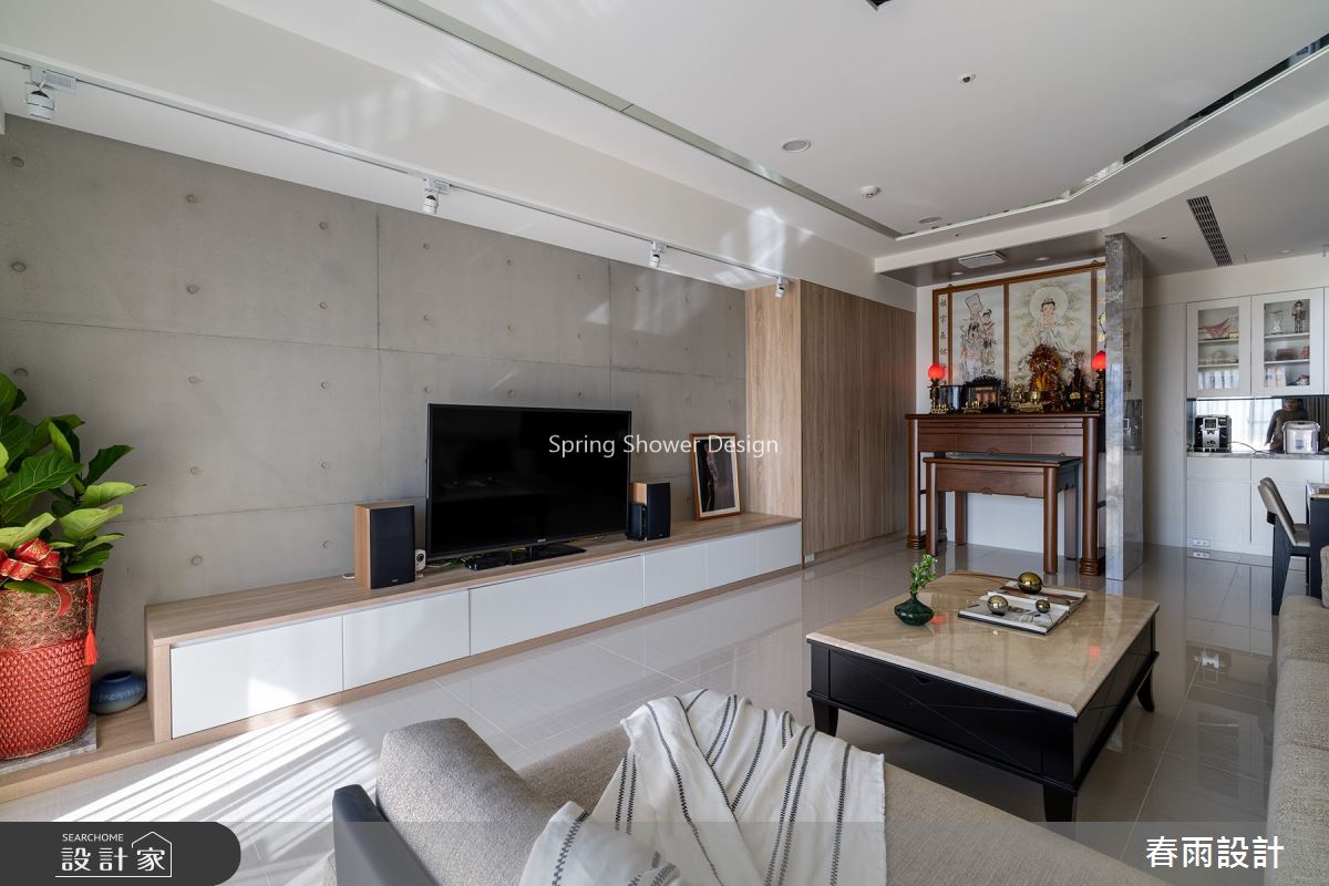 38坪預售屋＿現代風客廳佛堂案例圖片＿春雨設計＿春雨_137 大可山石之95