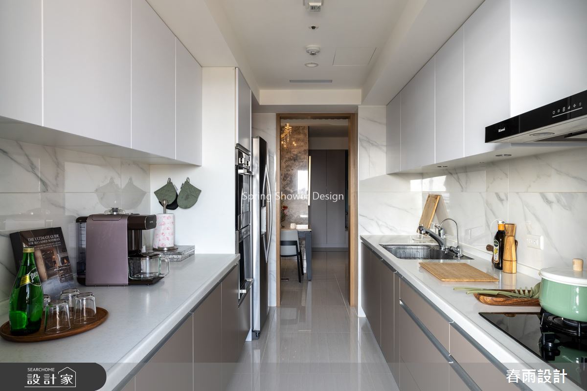 38坪預售屋＿現代風廚房案例圖片＿春雨設計＿春雨_137 大可山石之20