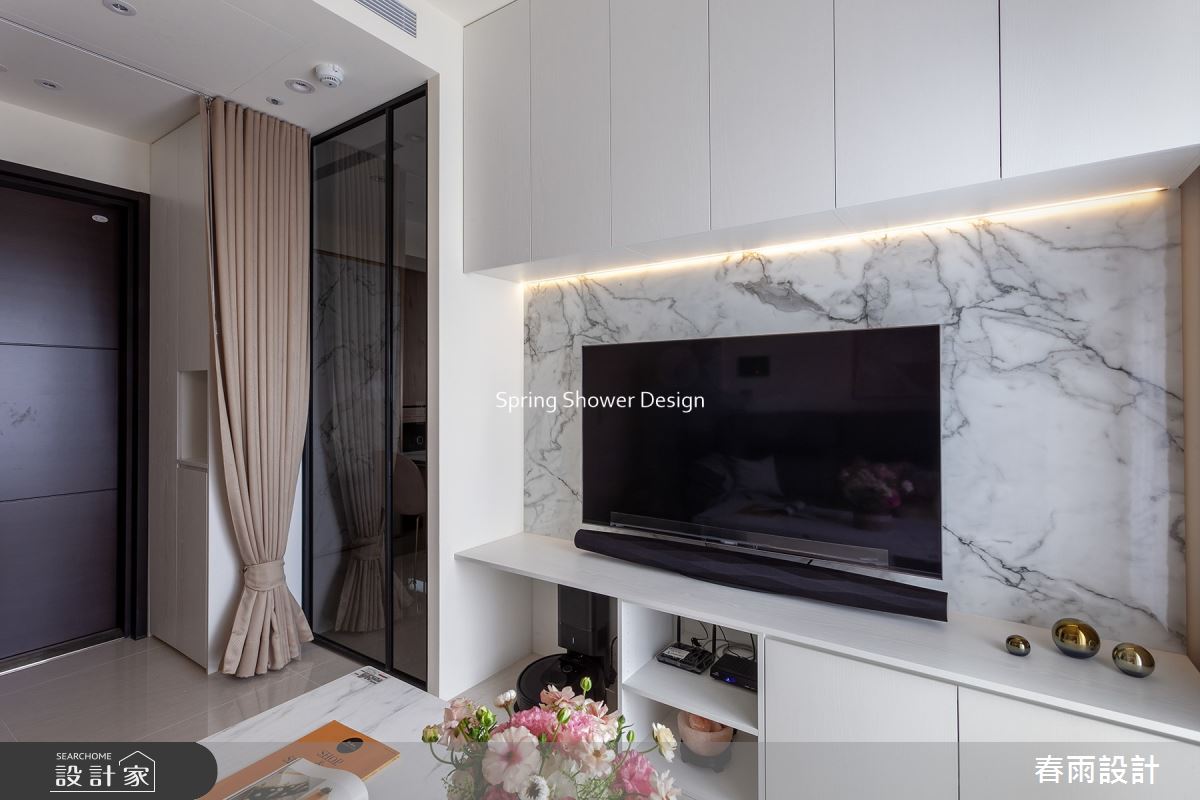 新成屋(5年以下)＿現代風玄關客廳案例圖片＿春雨設計＿春雨_138 昇陽城中之5