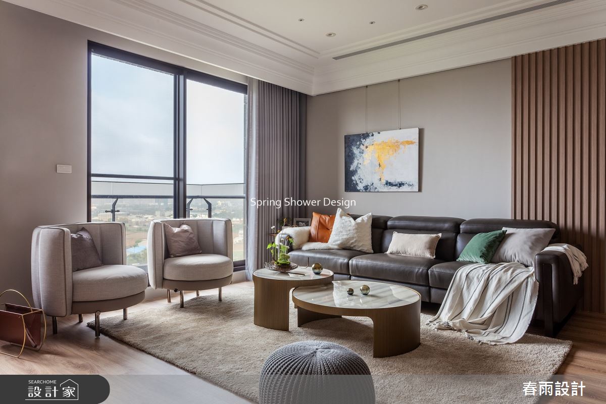 38坪新成屋(5年以下)＿現代風客廳案例圖片＿春雨設計＿春雨_139 捷寶雲品之7