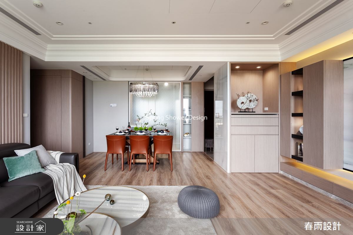 38坪新成屋(5年以下)＿現代風客廳餐廳案例圖片＿春雨設計＿春雨_139 捷寶雲品之9