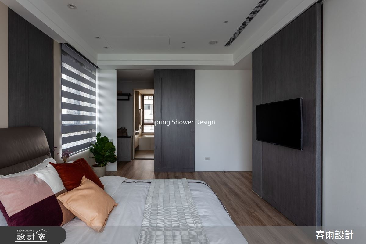38坪新成屋(5年以下)＿現代風臥室案例圖片＿春雨設計＿春雨_139 捷寶雲品之26