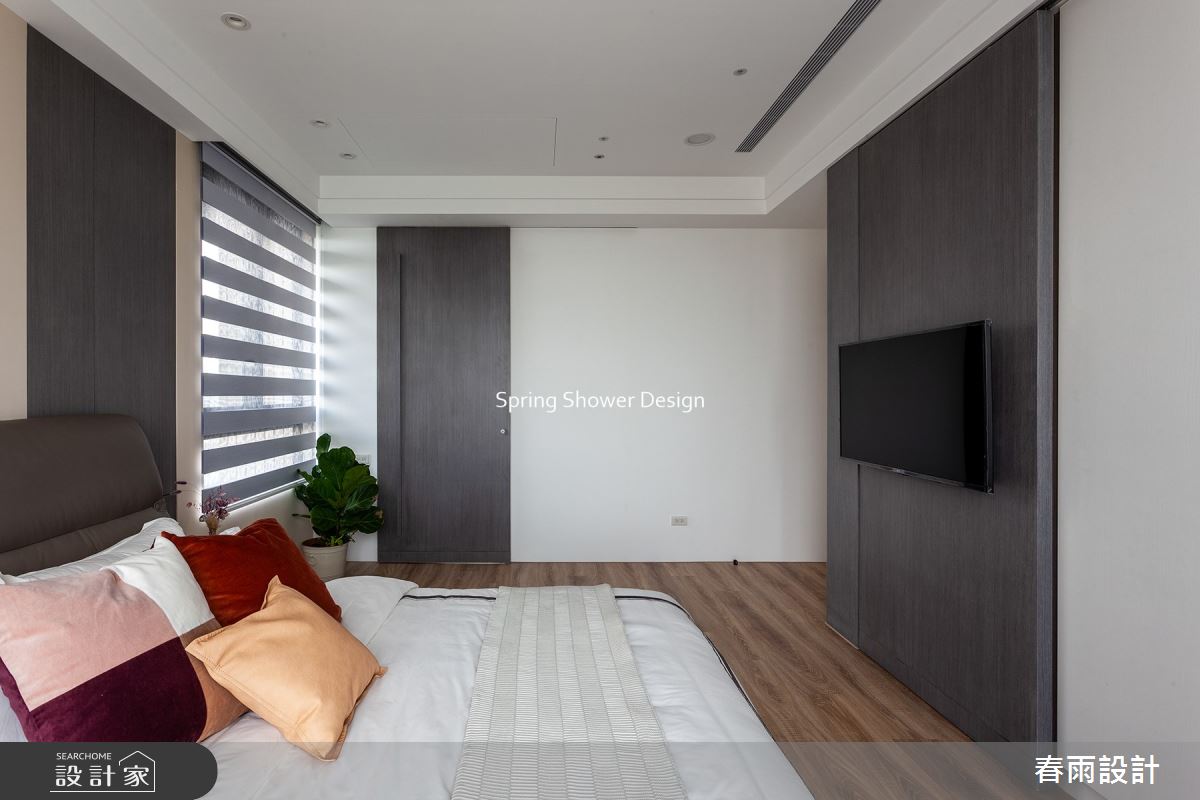 38坪新成屋(5年以下)＿現代風臥室案例圖片＿春雨設計＿春雨_139 捷寶雲品之31