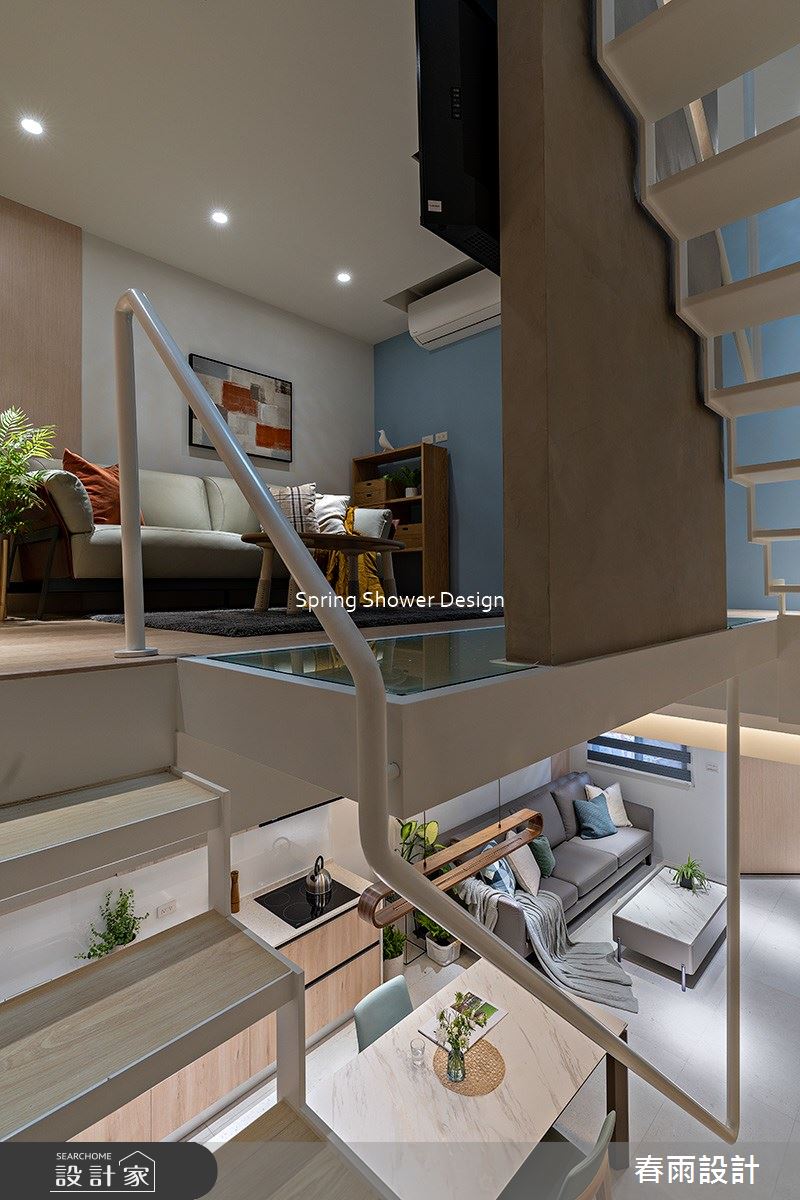 47坪老屋(16~30年)＿現代風客廳閣樓多功能室案例圖片＿春雨設計＿春雨_140 華祥三街之17