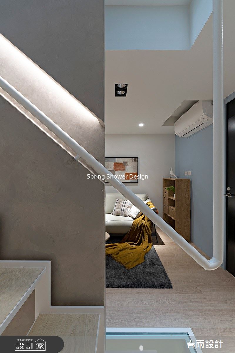 47坪老屋(16~30年)＿現代風樓梯閣樓多功能室案例圖片＿春雨設計＿春雨_140 華祥三街之20