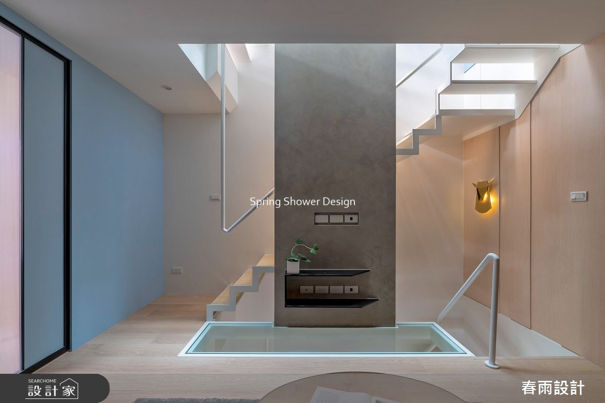 47坪老屋(16~30年)＿現代風樓梯案例圖片＿春雨設計＿春雨_140 華祥三街之21
