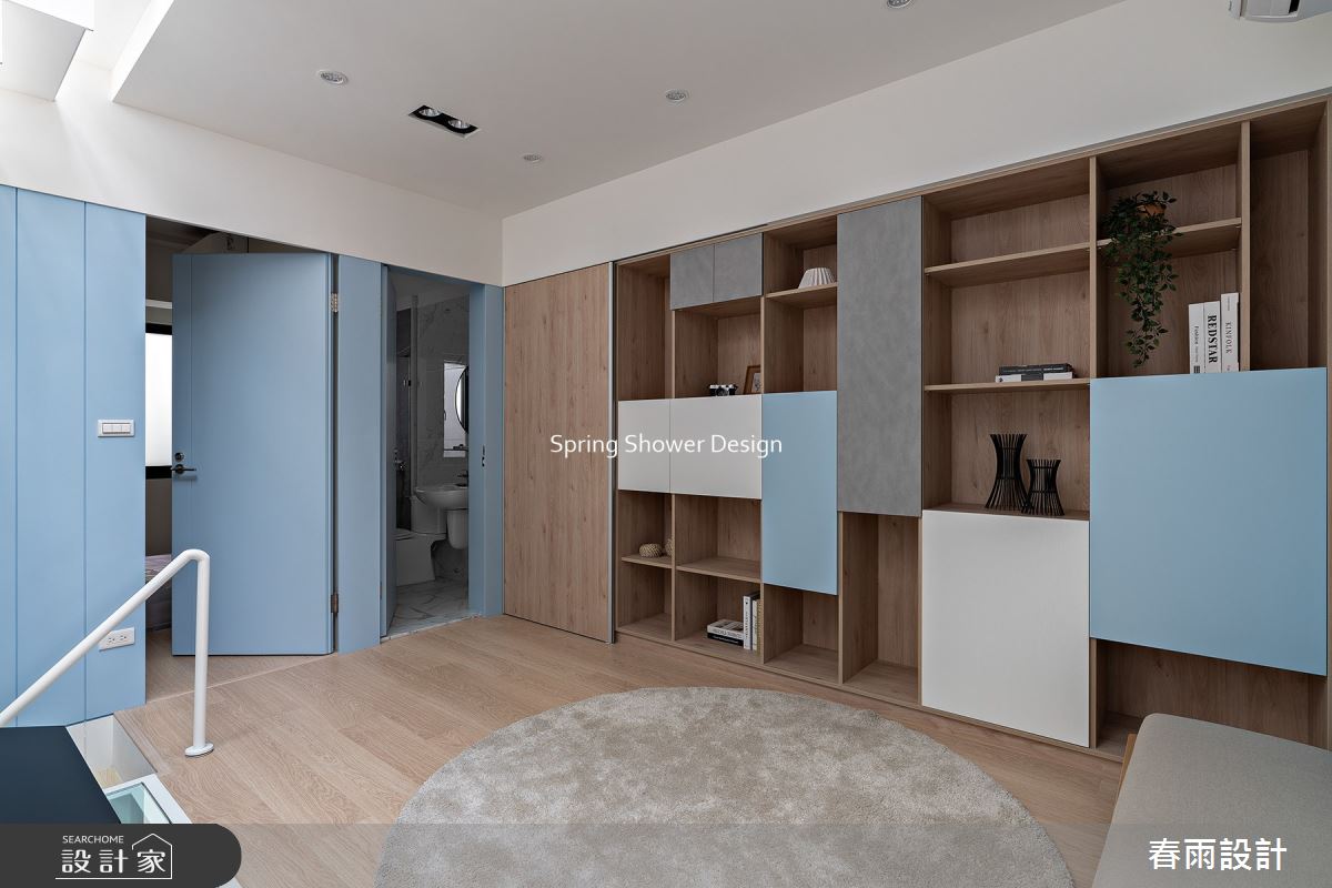 47坪老屋(16~30年)＿現代風樓梯閣樓多功能室案例圖片＿春雨設計＿春雨_140 華祥三街之30