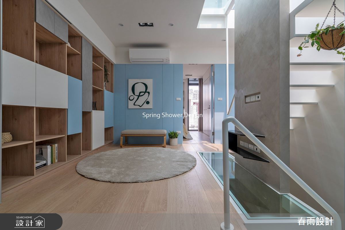 47坪老屋(16~30年)＿現代風樓梯閣樓多功能室案例圖片＿春雨設計＿春雨_140 華祥三街之32