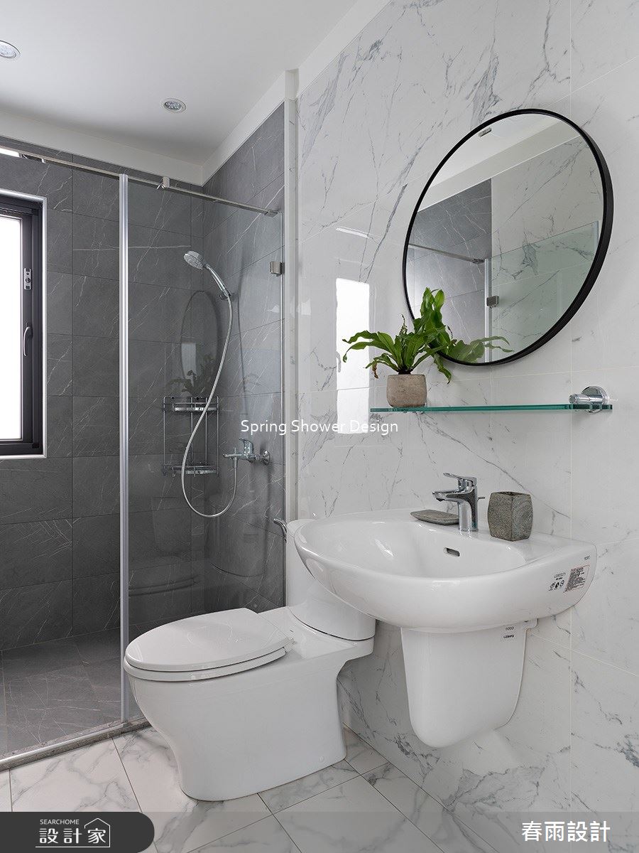 47坪老屋(16~30年)＿現代風浴室案例圖片＿春雨設計＿春雨_140 華祥三街之37