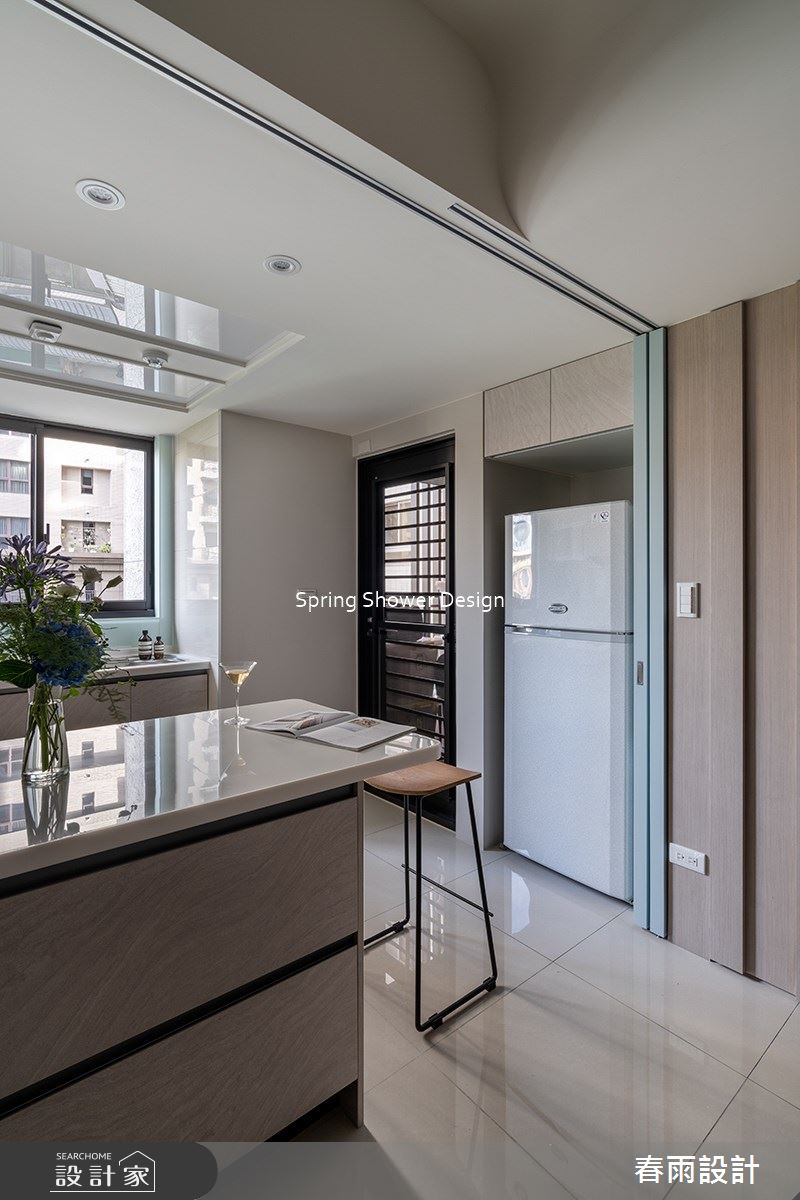 14坪新成屋(5年以下)＿現代風餐廳廚房吧檯案例圖片＿春雨設計＿春雨_143 新店璞御之9