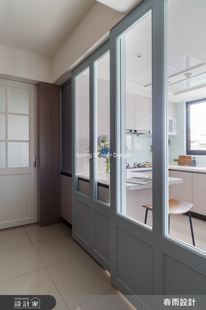 14坪新成屋(5年以下)＿現代風廚房吧檯案例圖片＿春雨設計＿春雨_143 新店璞御之14