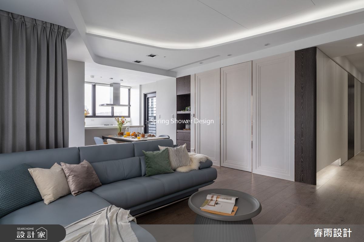 29坪新成屋(5年以下)＿現代風客廳餐廳廚房吧檯案例圖片＿春雨設計＿春雨_144 碧根21號之13